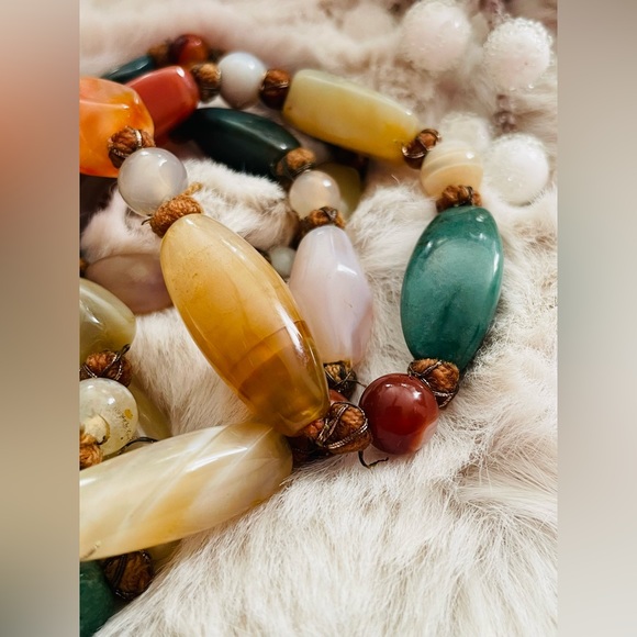 Gorgeous Multi Stone Necklace - Picture 7 of 10